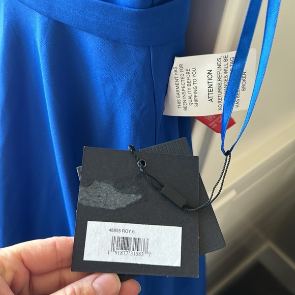 Mac Duggal CLASSIC A-LINE V-NECK BALLGOWN - Picture 5 of 7